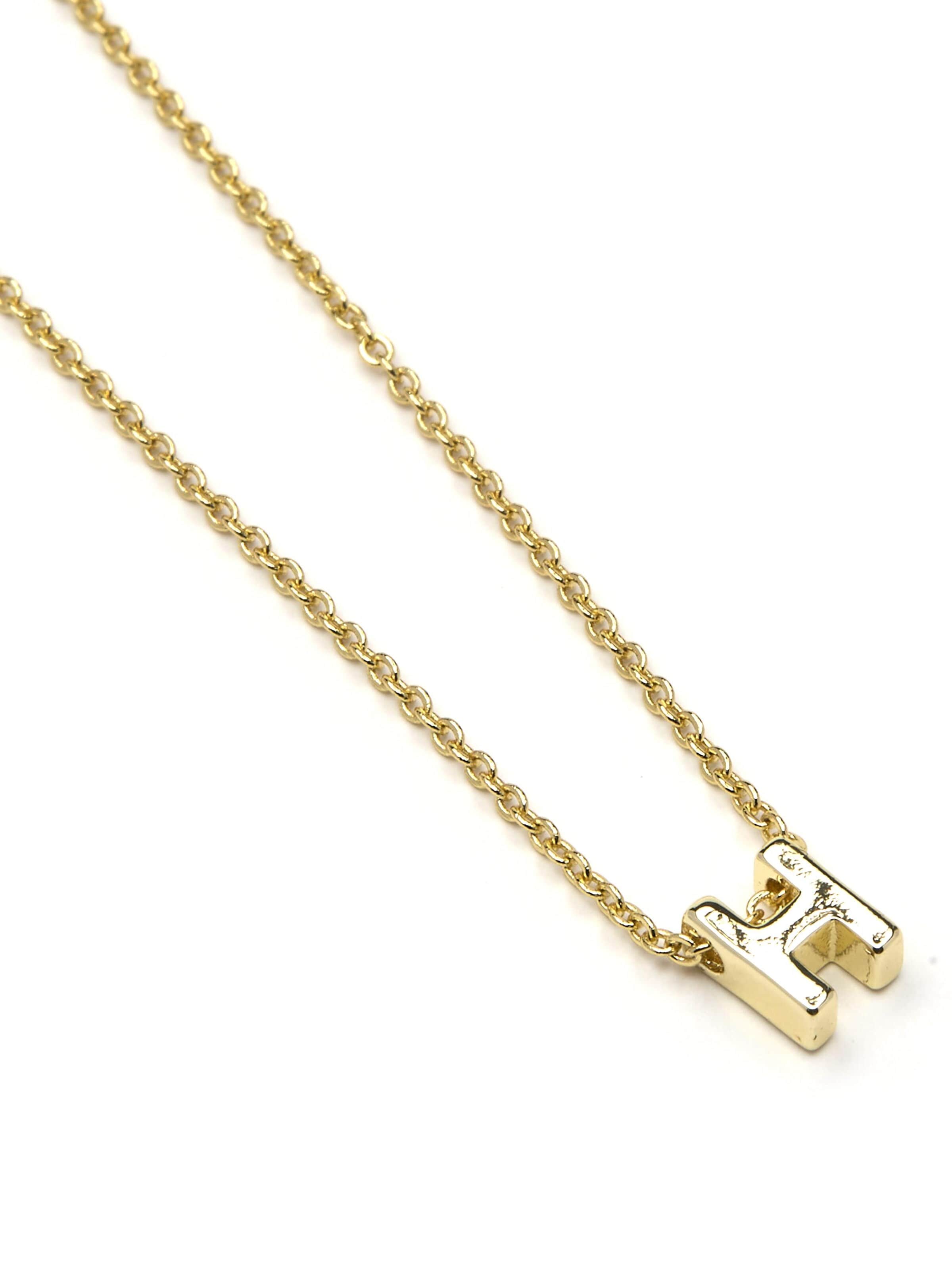 Luxenter Halsband 'H' i guld