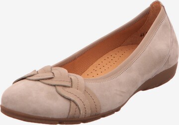 GABOR Ballet Flats in Bronze: front