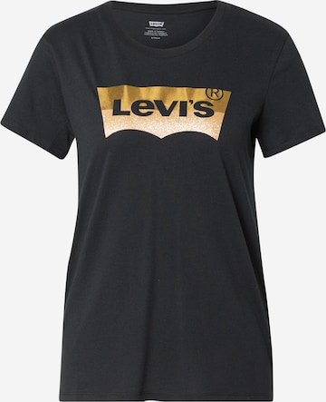 LEVI'S ® Shirt 'The Perfect Tee' in Zwart: voorkant