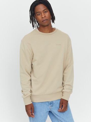 mazine Sweatshirt ' Burwood Sweater ' in Beige: predná strana