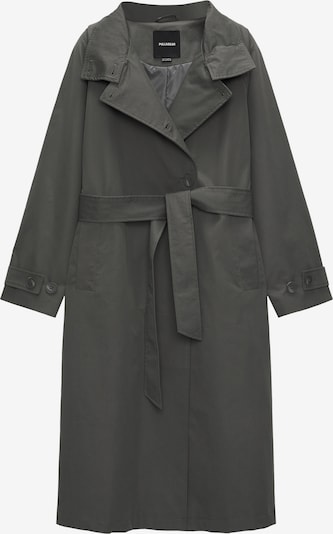 Palton de primăvară-toamnă Pull&Bear pe gri bazalt, Vizualizare produs