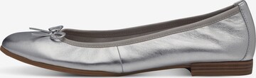 TAMARIS Ballet Flats in Silver