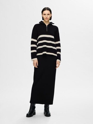 SELECTED FEMME Pullover 'Maline' in Schwarz