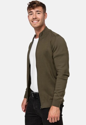INDICODE JEANS Knit cardigan ' Lau ' in Green