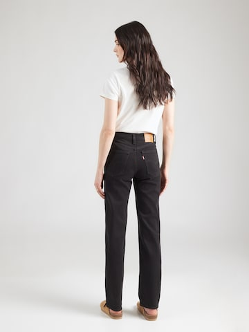 LEVI'S ® Normální Džíny '723 HIGH RISE STRAIGHT' – černá