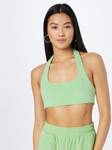 NLY by Nelly Bralette Top in Green: front