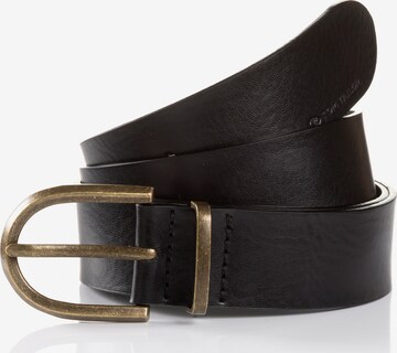 Ceinture ' TTSYLKE ' TOM TAILOR en noir : devant