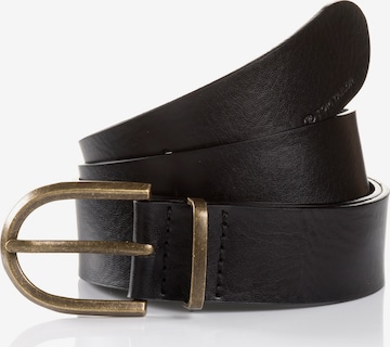 Ceinture ' TTSYLKE ' TOM TAILOR en noir : devant