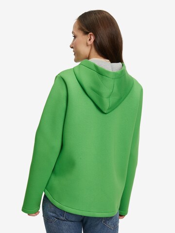 Amber & June Zip-Up Hoodie in Green