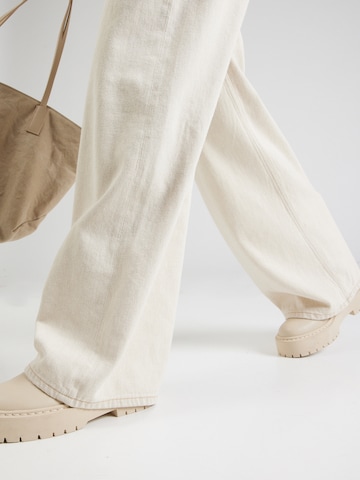 & Other Stories Wide leg Jeans in Beige