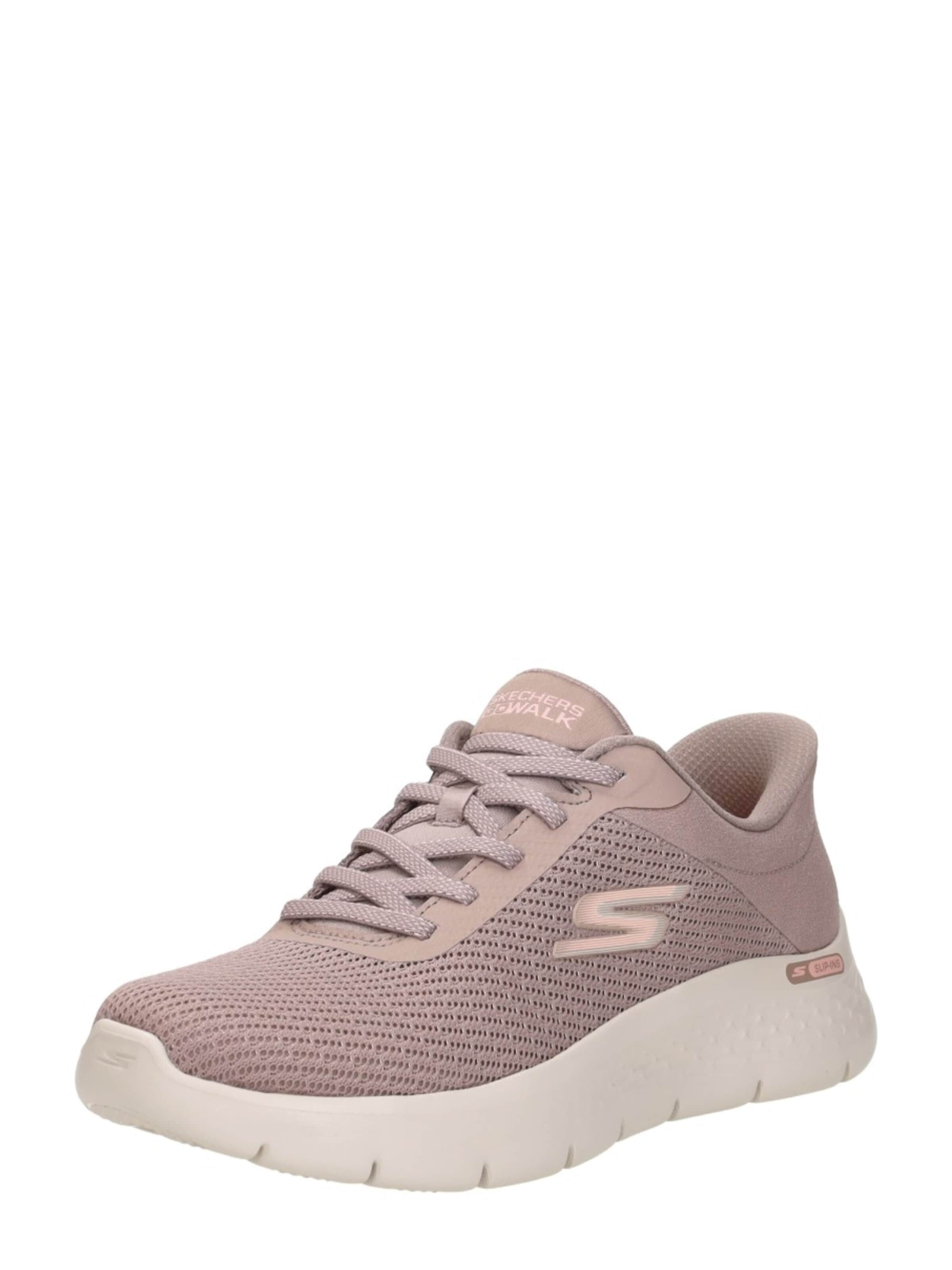 Baskets basses 'Slip-Ins: Go Walk Flex' SKECHERS en beige