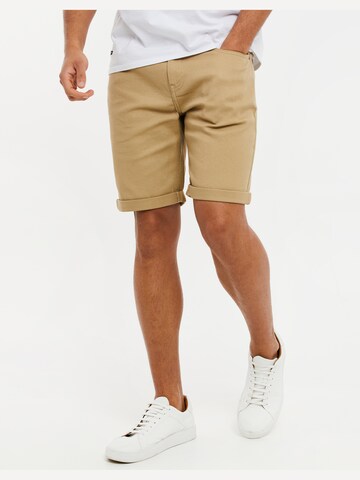 regular Pantaloni 'Sanky' di Threadbare in marrone: frontale