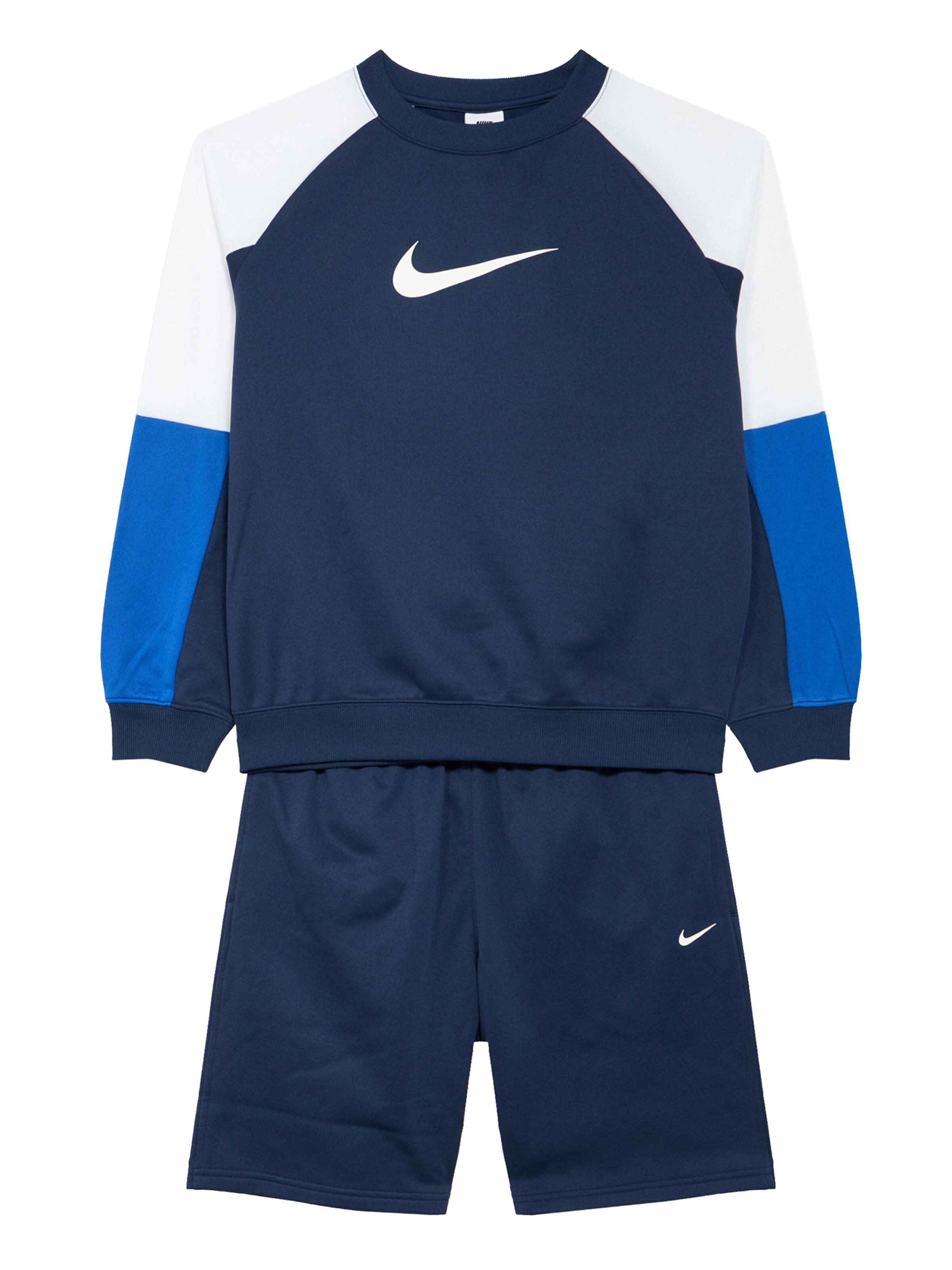 Nike Sportswear Strój do biegania w kolorze niebieski: przód