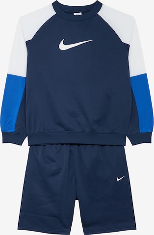 Nike Sportswear Strój do biegania w kolorze niebieski: przód