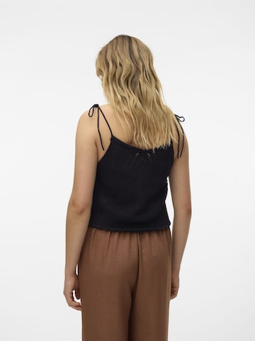 VERO MODA Gebreide top 'SILJA' in Zwart