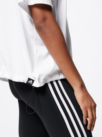 ADIDAS PERFORMANCE Skinny Funktionstopp i vit