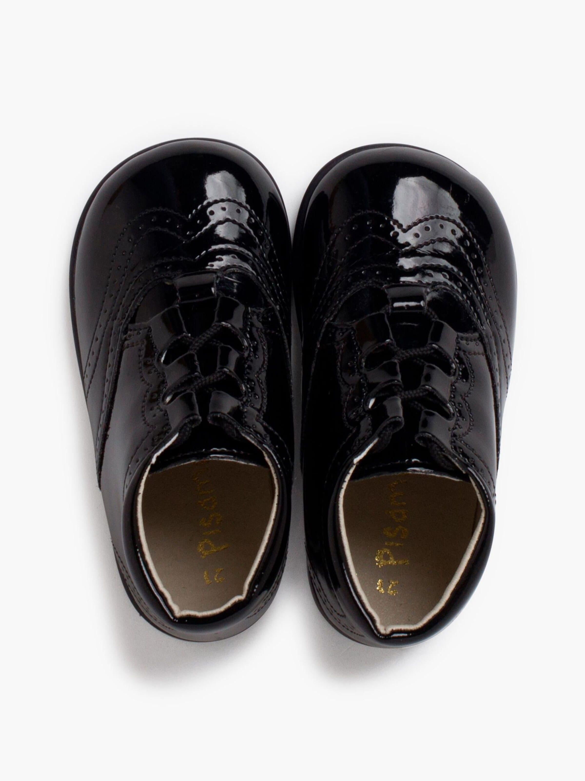 Pisamonas First-Step Shoes in Black