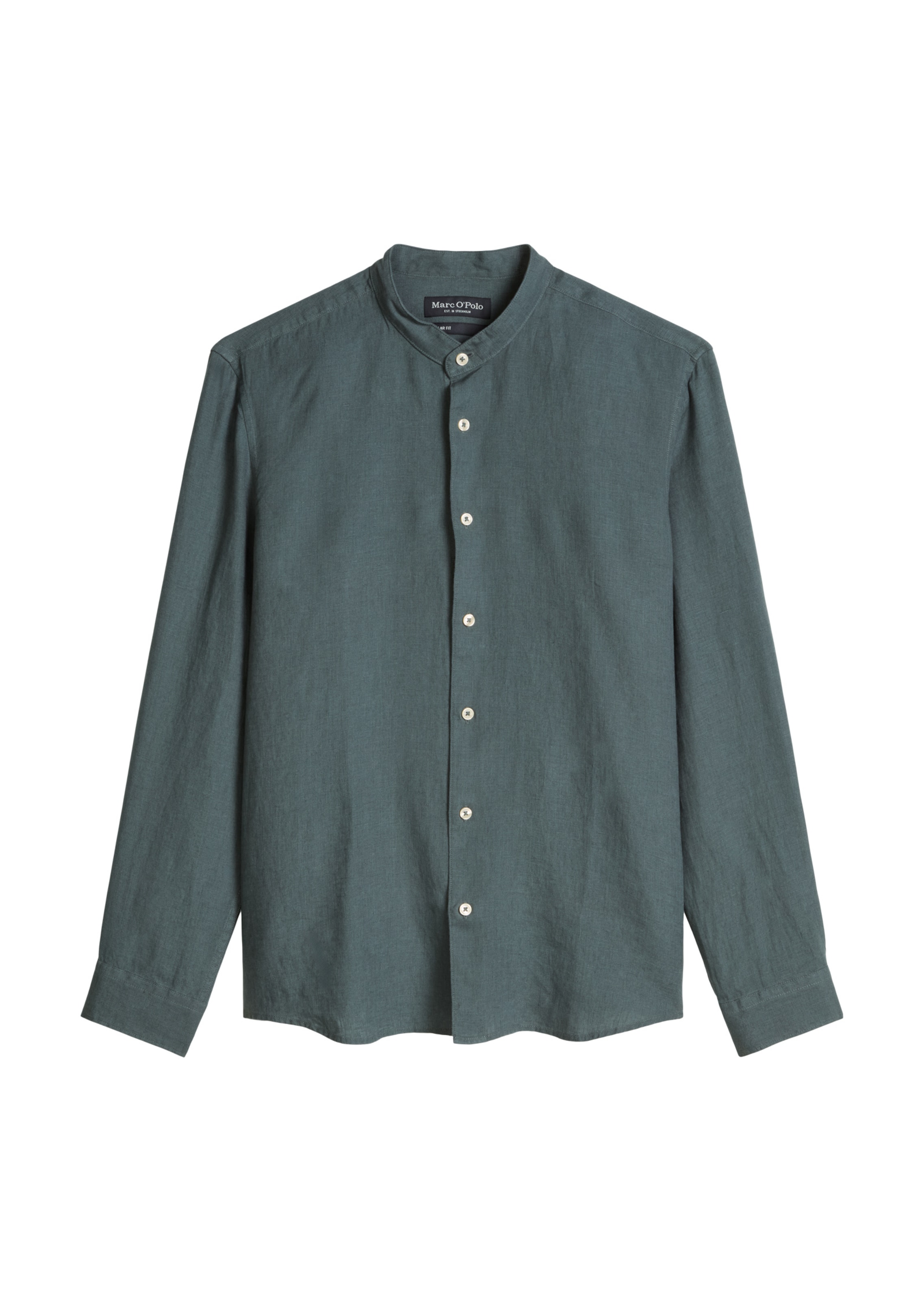 Marc O'Polo Regular fit Button Up Shirt in Grey: front