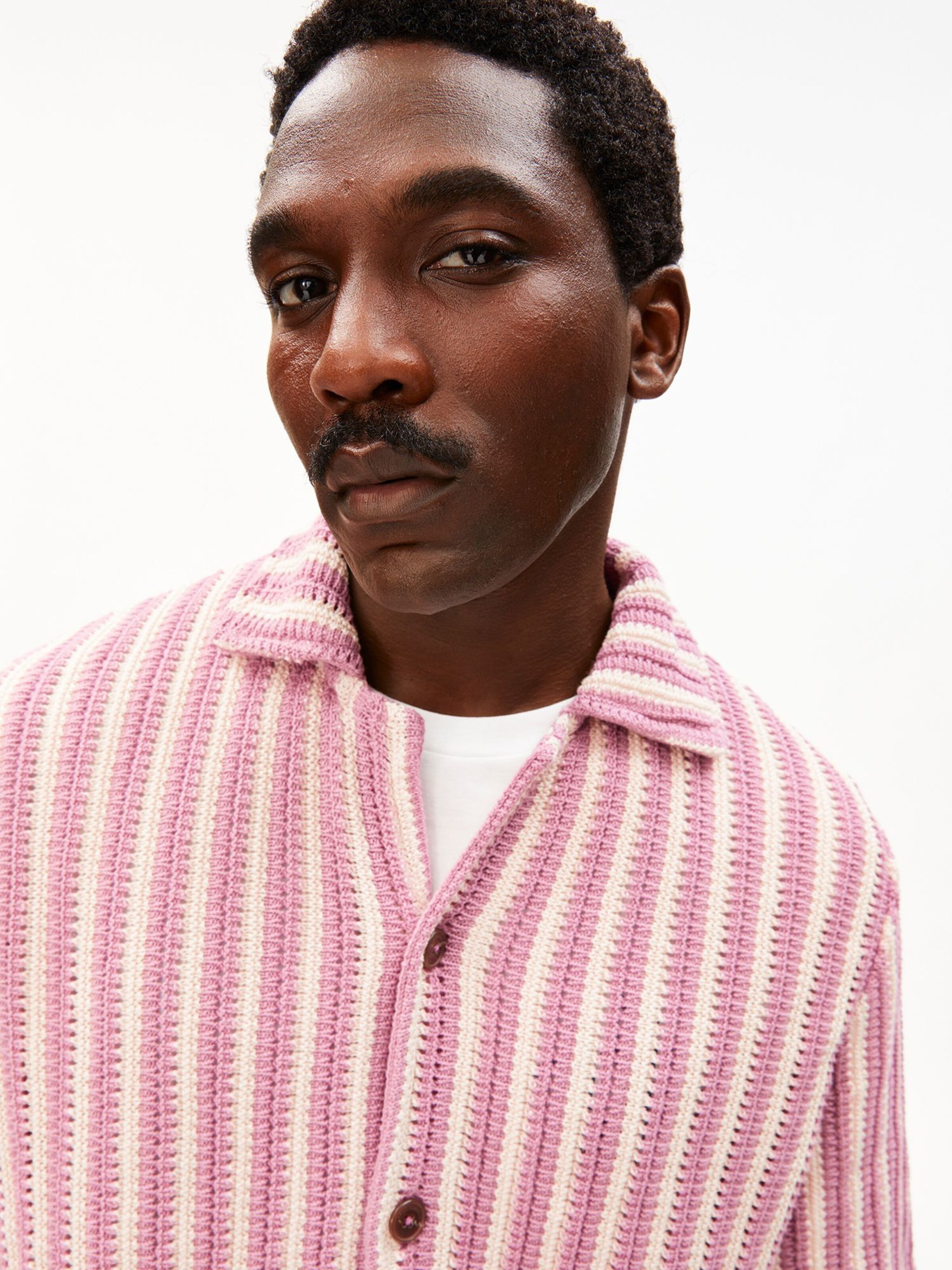 ARMEDANGELS Comfort fit Button Up Shirt in Mixed colours: front