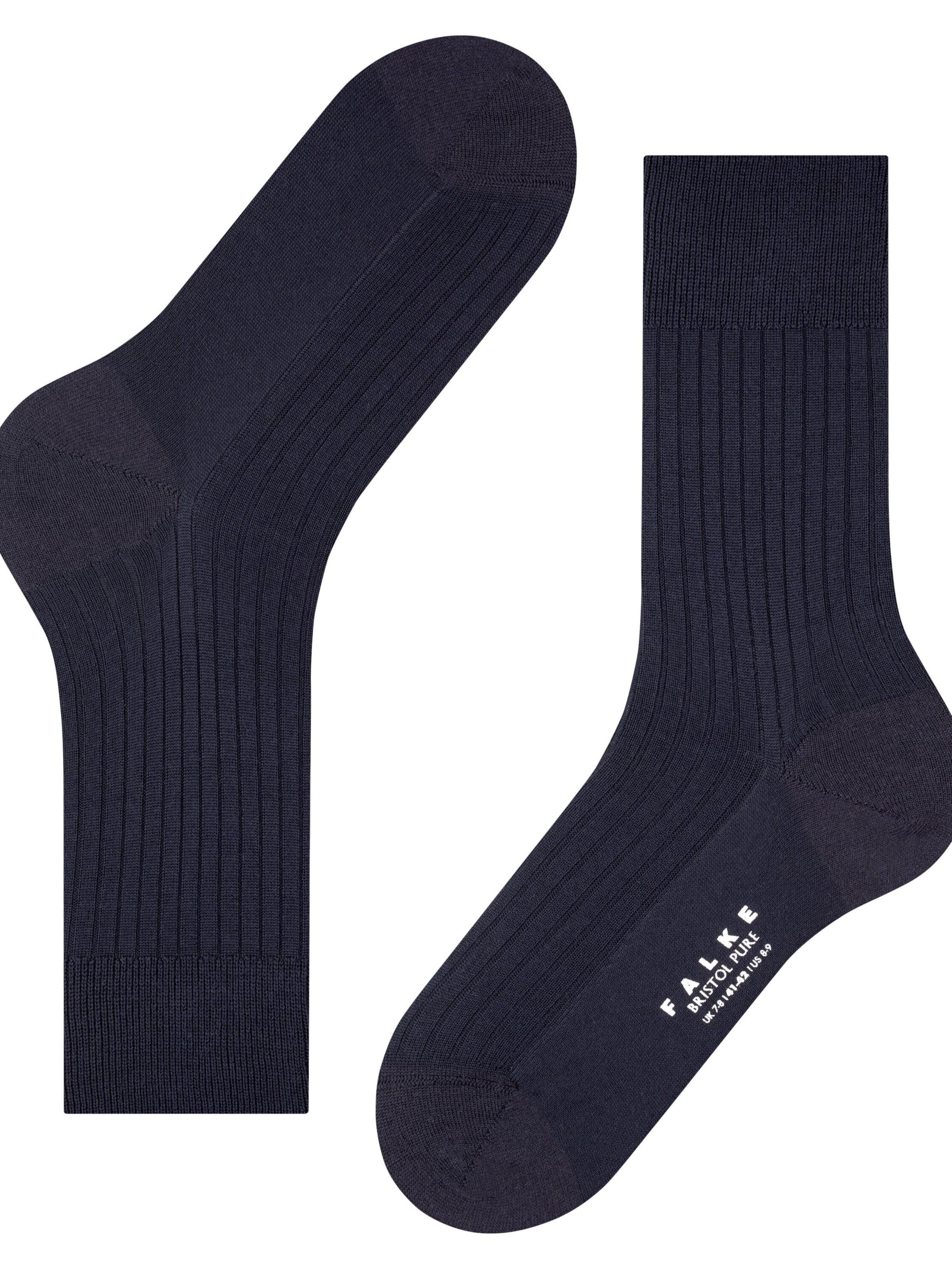 FALKE Socks 'Bristol Pure' in Blue
