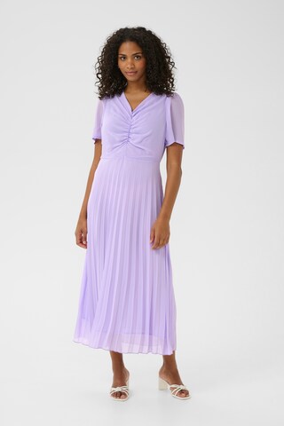 Kaffe Kleid 'Evelyn' in Lila: Vorderseite