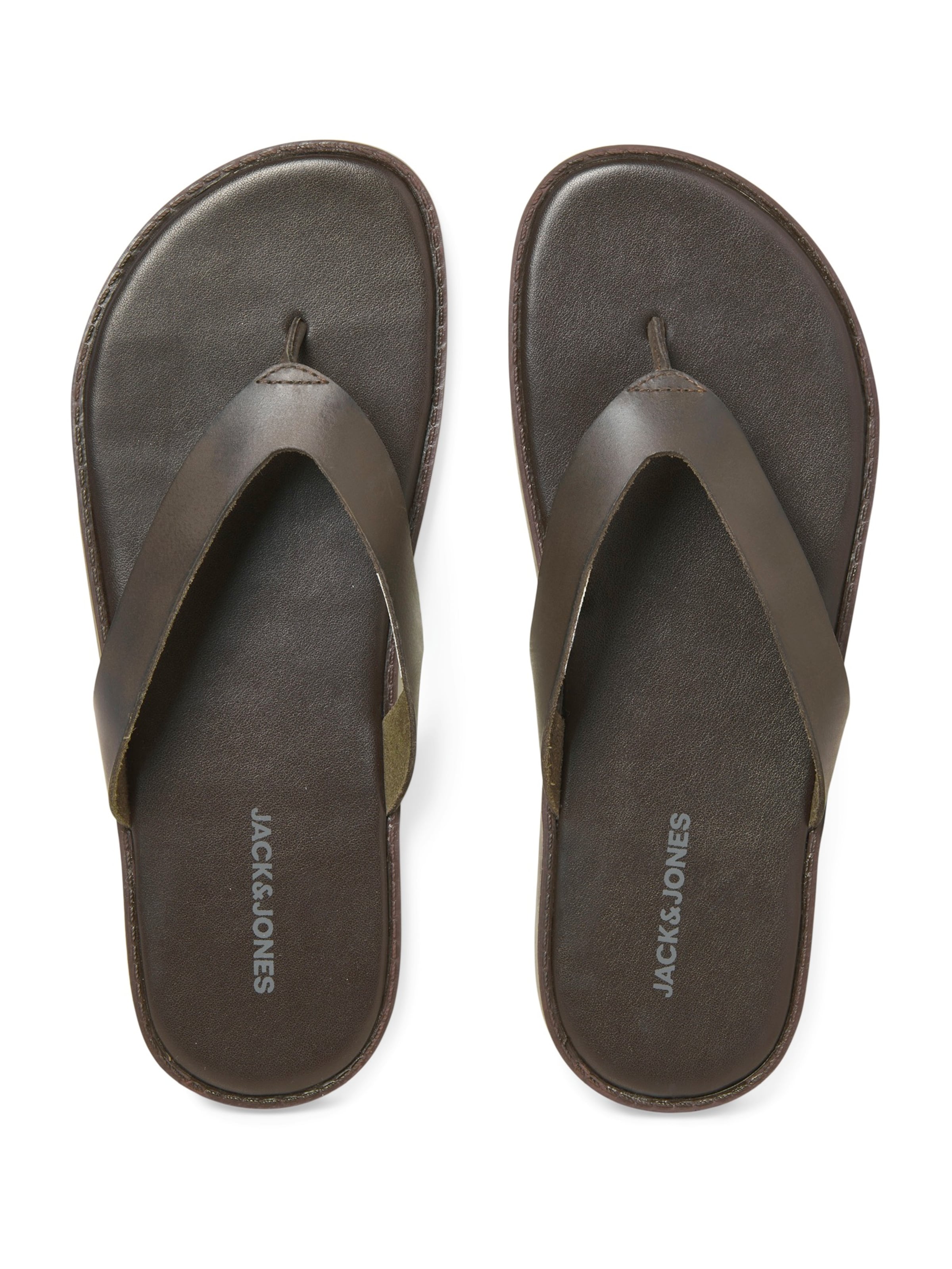 JACK & JONES - Sandalias de dedo 'JFWDUBAI' en marrón