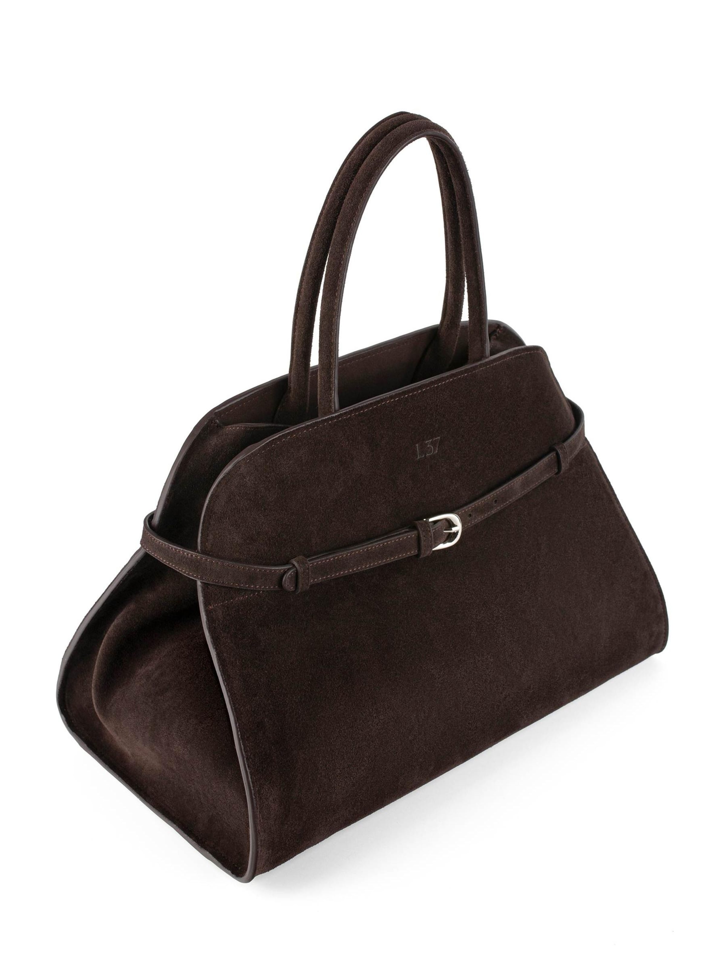 L37 HANDMADE SHOES Håndtaske 'PALM SPRINGS' i brun