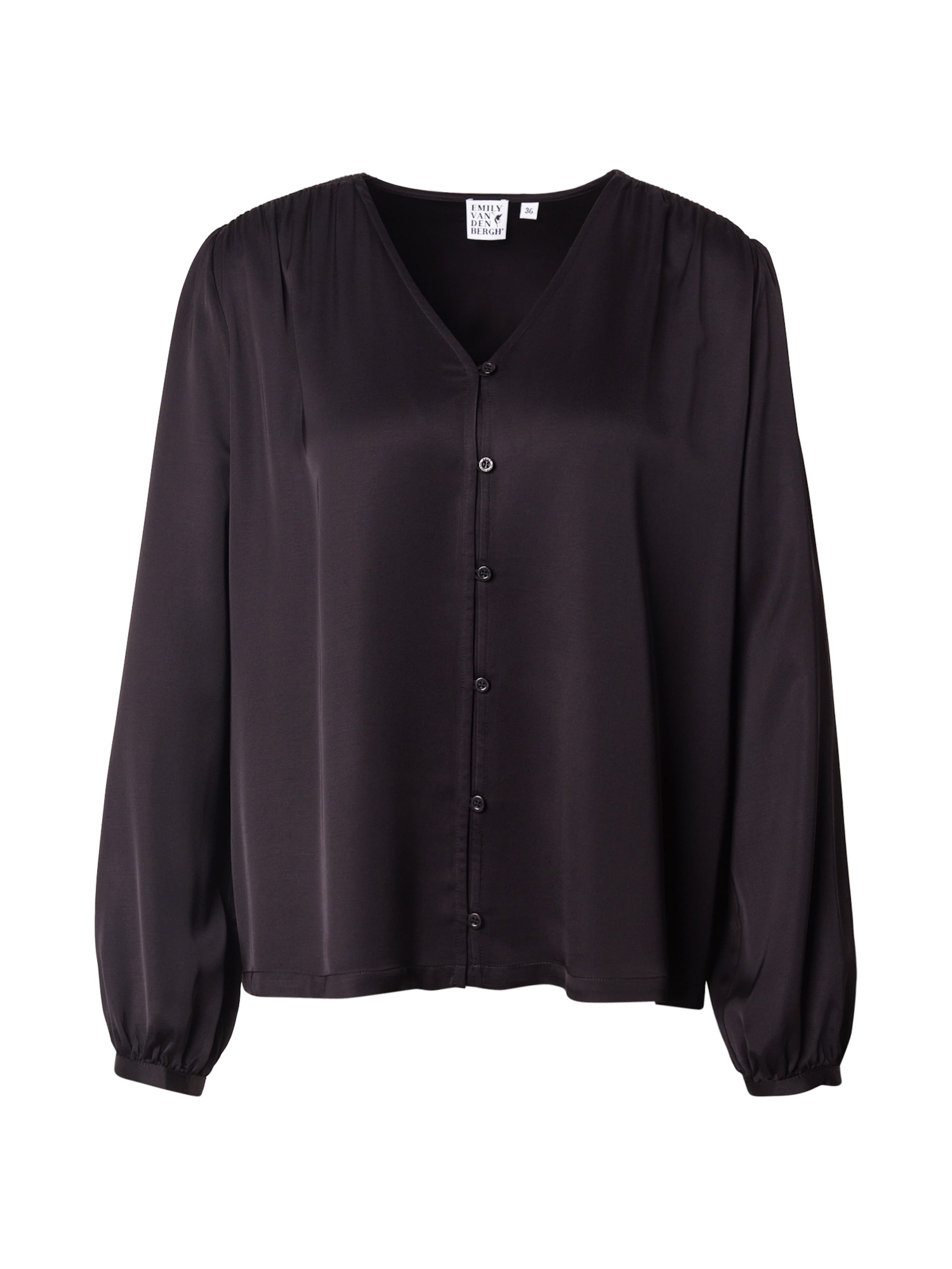 juoda Emily Van Den Bergh Palaidinė: priekis