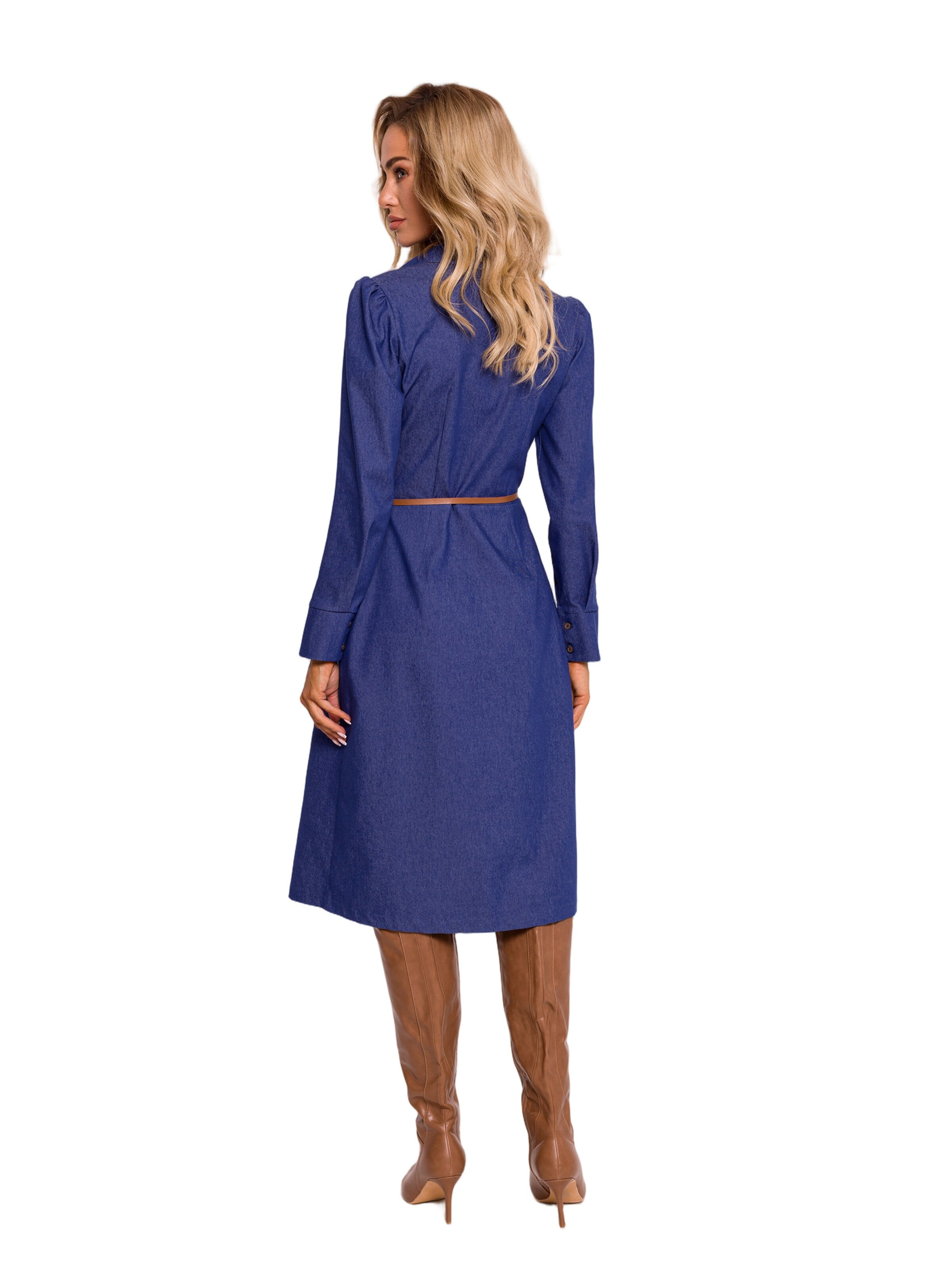Rochie tip bluză de la made of emotion pe albastru