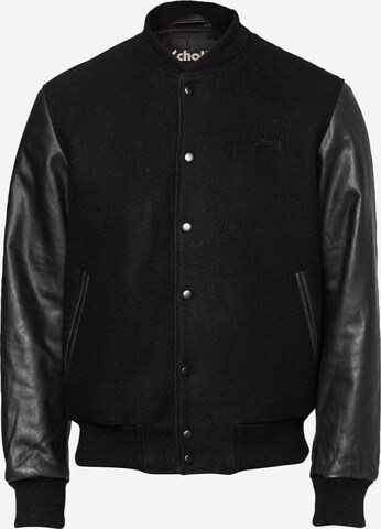 Schott NYC Regular fit Between-Season Jacket 'LCUSA' in Black: front