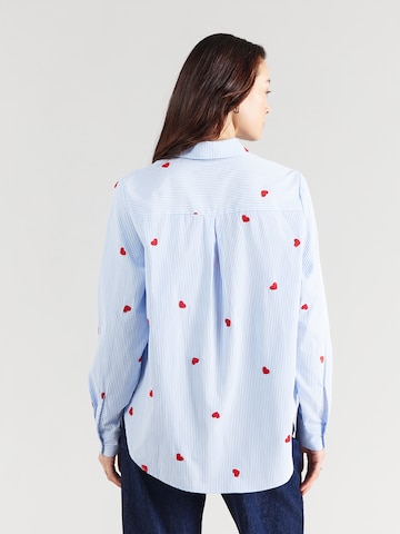 ABOUT YOU Blouse 'Stephanie' in Blauw