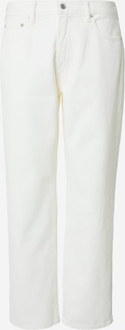 Abercrombie & Fitchregular Traperice - bijela boja: prednji dio