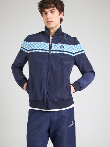 Sergio Tacchini Träningsjacka 'Renzo' i blå: framsida
