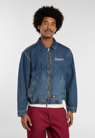 DICKIES Tussenjas in Blauw: voorkant