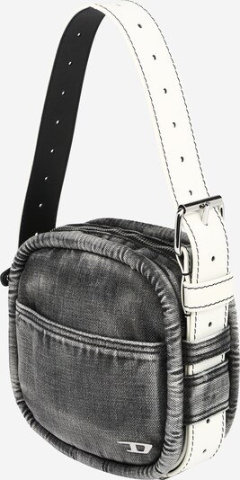 DIESEL Tasche 'AMELIA' in black denim / weiß, Produktansicht
