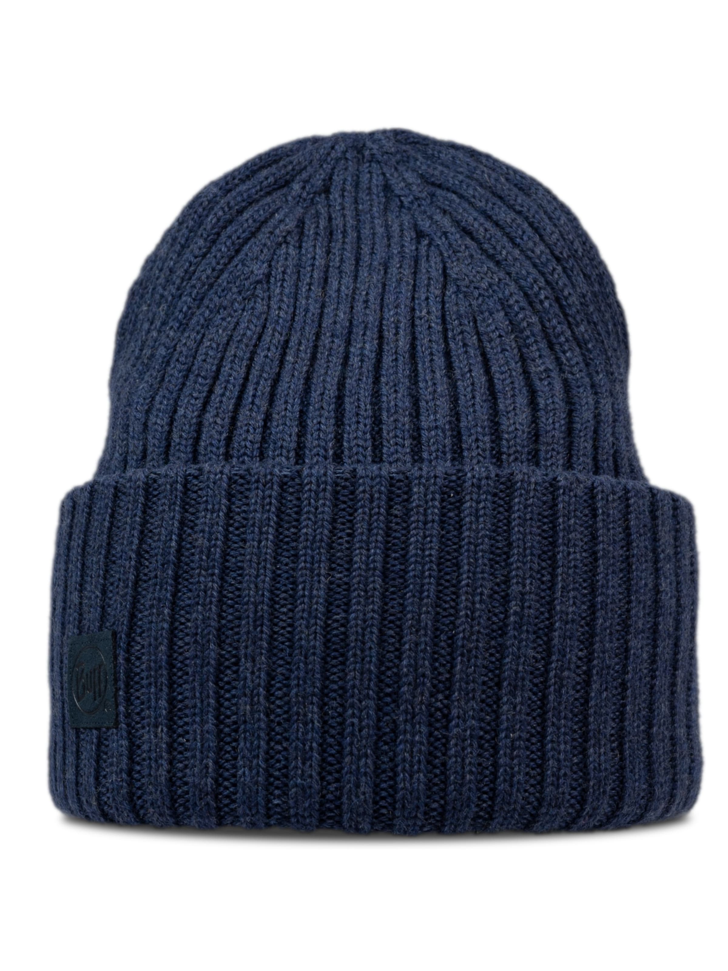 BUFF Muts 'Buff Knitted Erviny Beanie' in Blauw: voorkant
