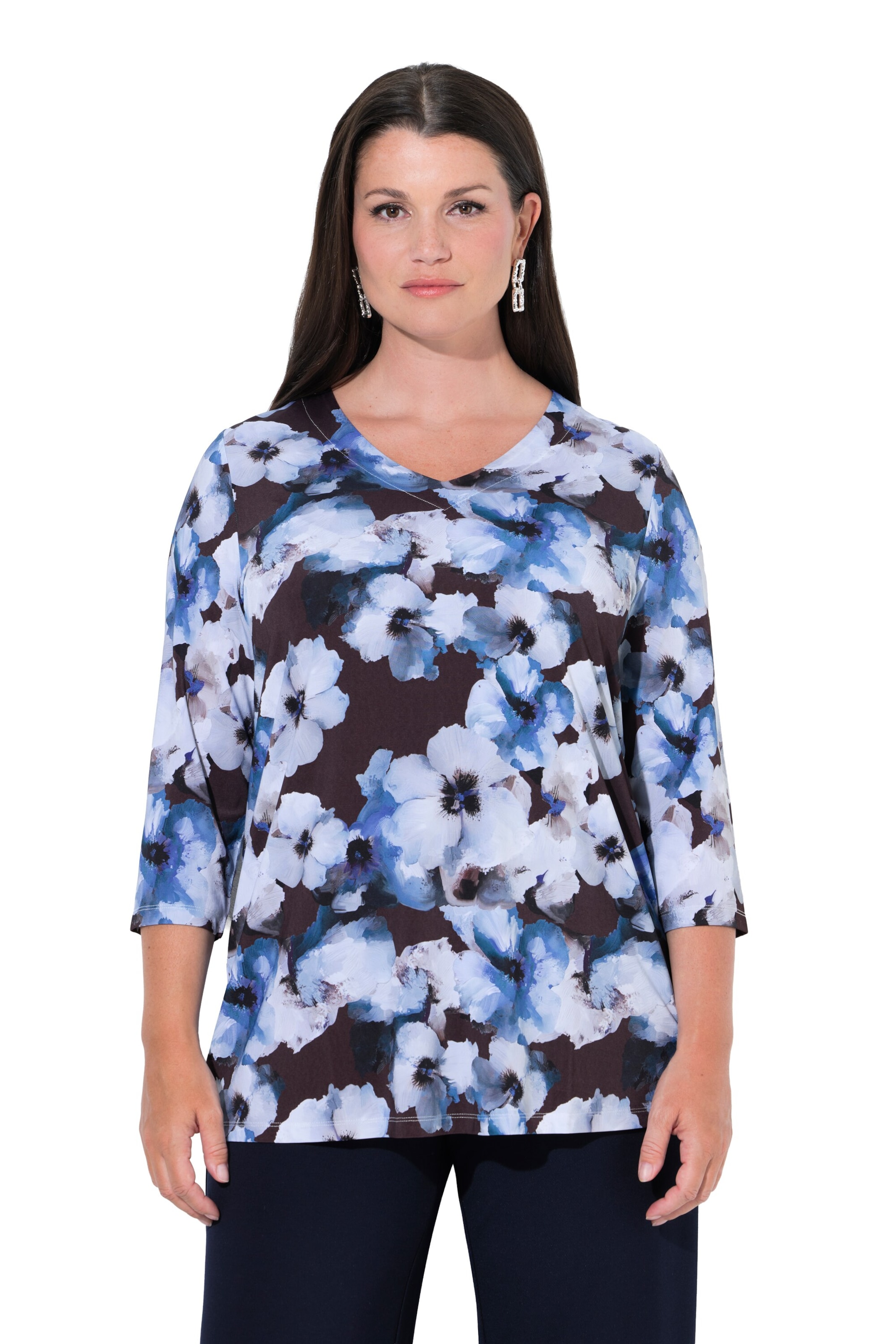 Ulla Popken Shirt in Brown: front