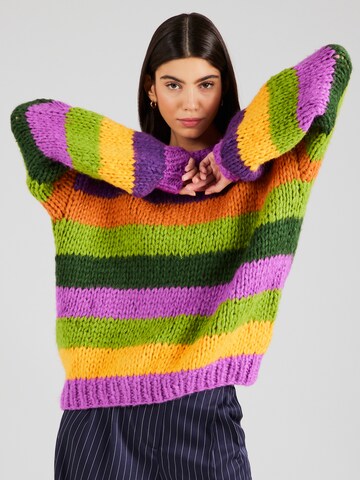FRNCH PARIS Sweater 'STACEY' in Mixed colors: front