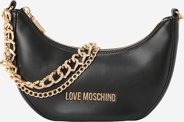 melns Love Moschino Pleca soma: no priekšpuses