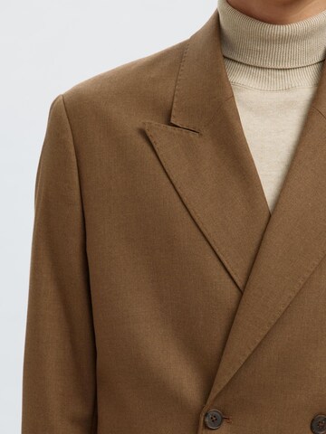 Comfort fit Giacca da completo di SELECTED in marrone