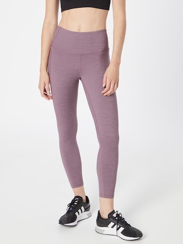 UNDER ARMOUR - Skinny Calças de desporto 'Meridian' em roxo: frente