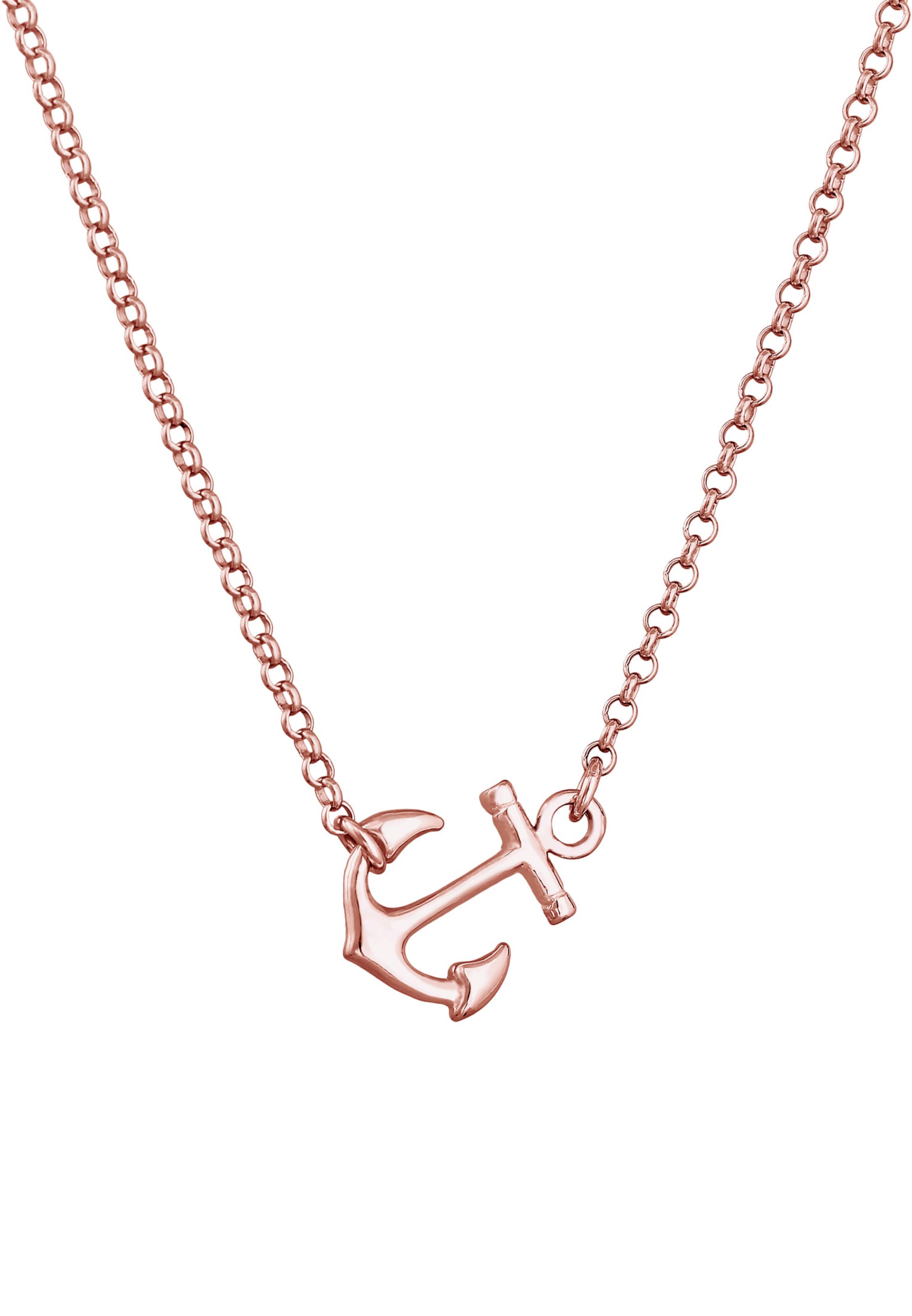 ELLI Řetízek 'Anker' – zlatá