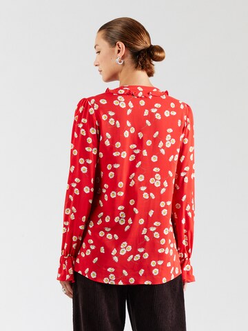 Chemisier 'CHEMISE' The Kooples en rouge