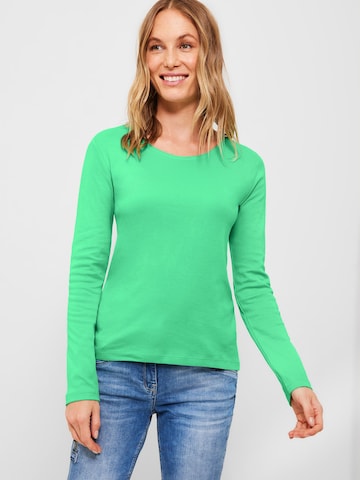 CECIL T-shirt 'Pia' i grön: framsida