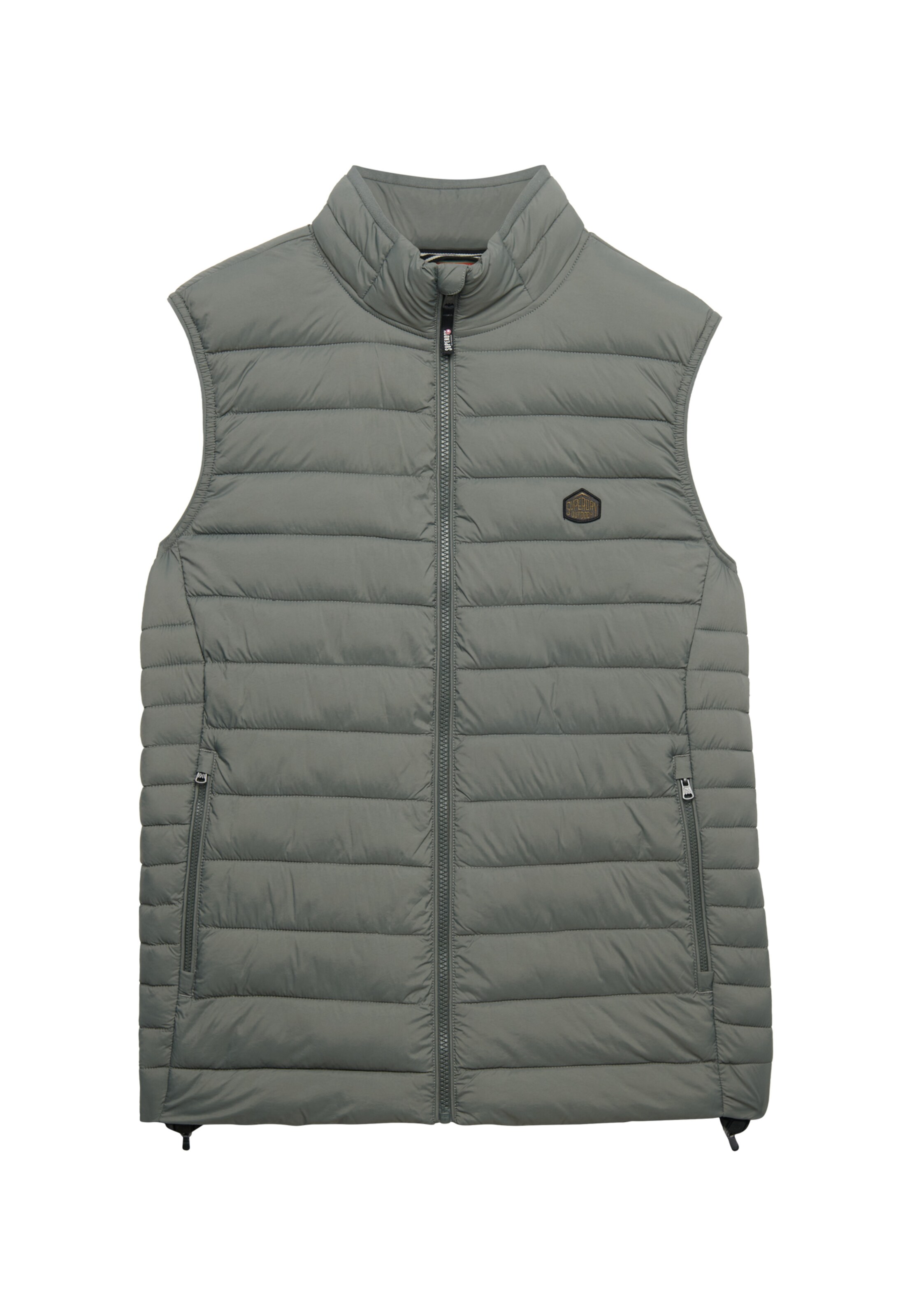 Superdry & Co Vest 'Fuji Lite' in Grey: front