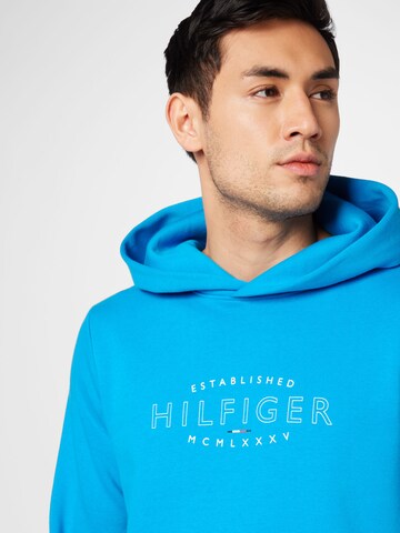 Felpa di TOMMY HILFIGER in blu