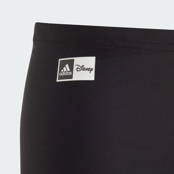 ADIDAS SPORTSWEAR Athletic Swimwear 'Disney Mickey' in Black