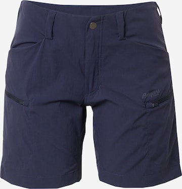 Bergans Regular Outdoor Pants 'Utne' in Blue: front