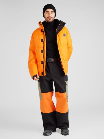 TOPMAN Winter Jacket in Orange