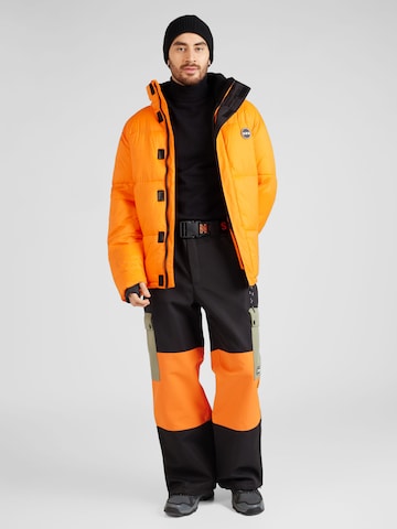 TOPMAN Zimná bunda - oranžová